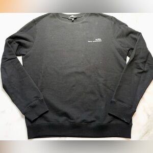 A.P.C. Men's Classic Black Sweatshirt